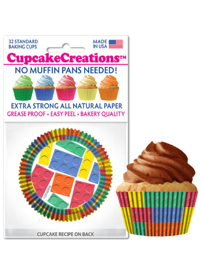 Cupcake Creations Jumbo Baking Cups, Silver