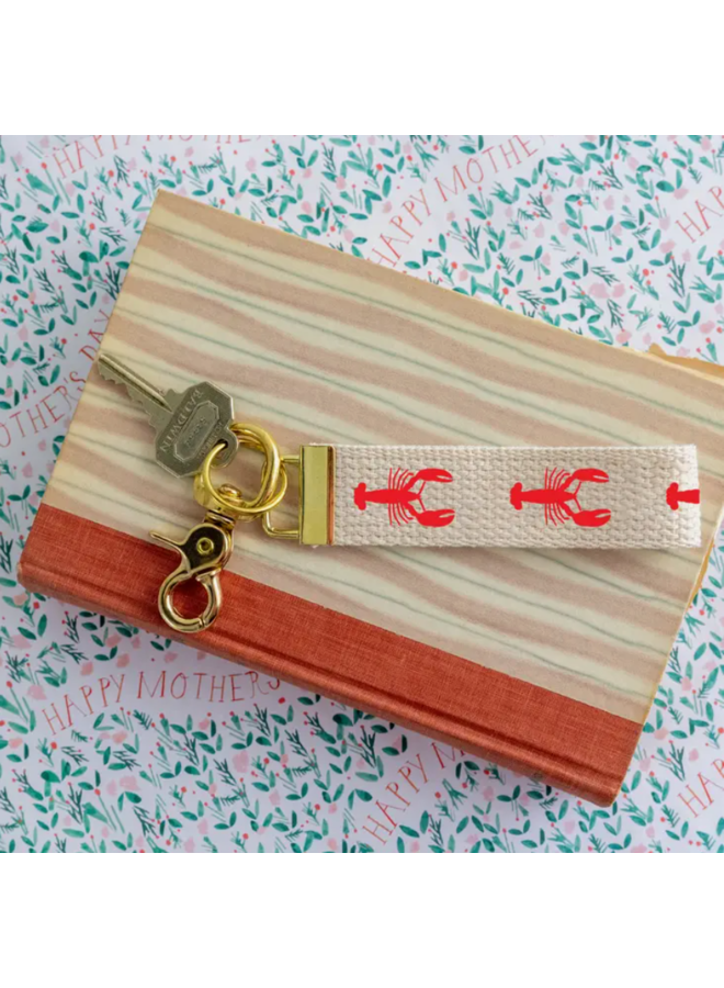 Lobster Keychain in Candi Red
