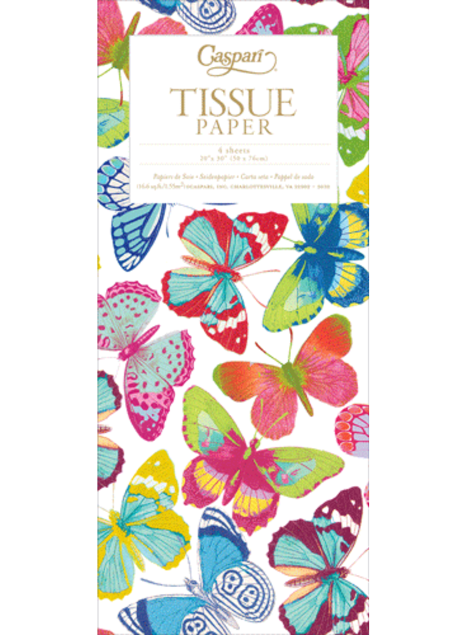 Butterflies Tissue Pkg 4 Sheets