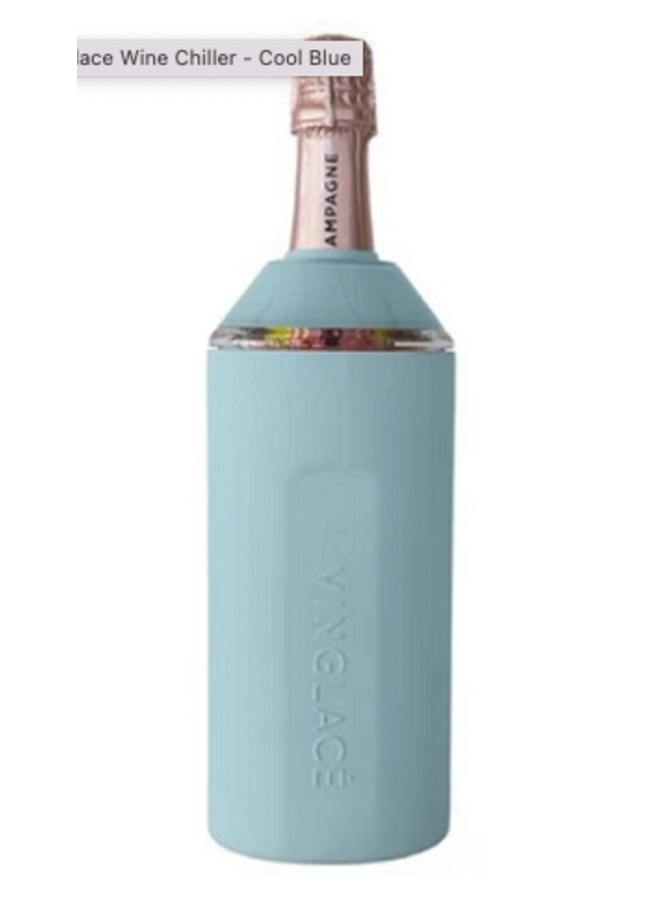 Vinglace Wine Chiller Cool Blue Blackstone's of Beacon Hill