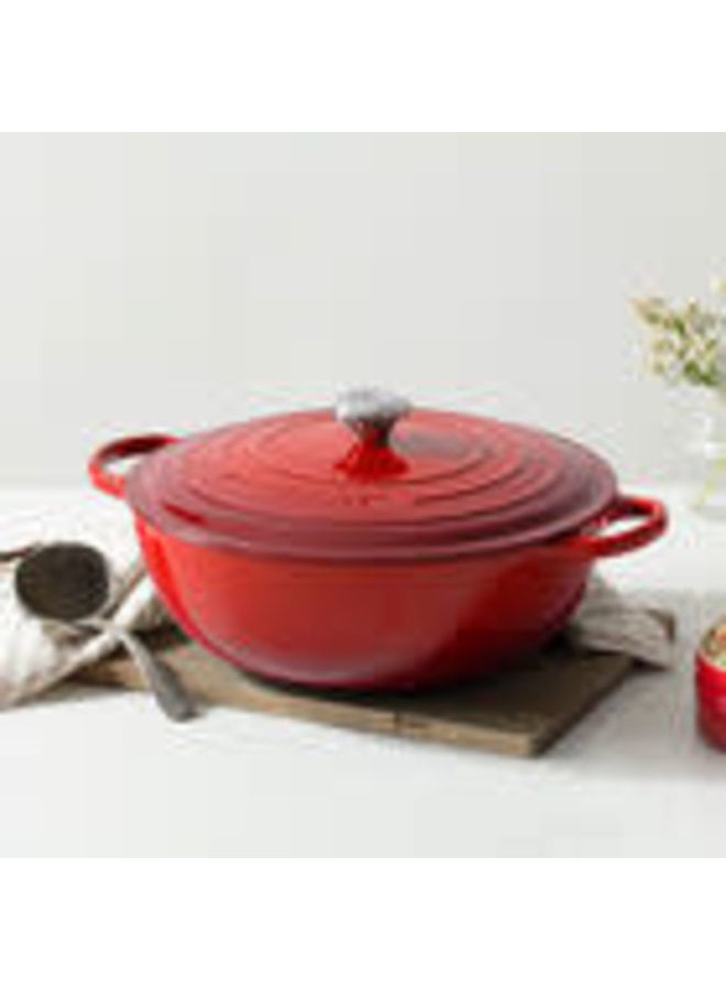  Made In Cookware - Oval Dutch Oven 7.5 Quart - Red