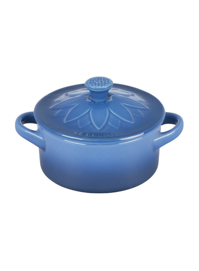 Mini 8oz. Cocotte with Flower Lid