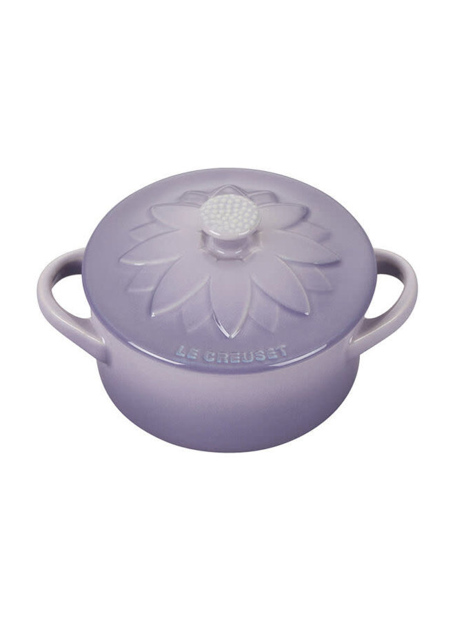 Mini 8oz. Cocotte with Flower Lid
