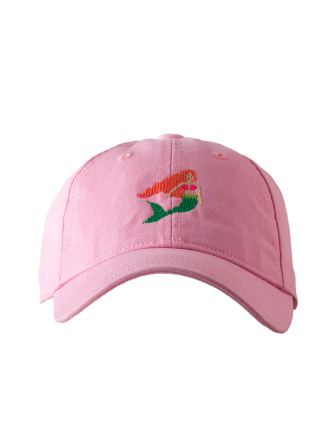 Kids Mermaid Baseball Hat - Light Pink