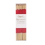 Slim Birthday Candles in Red & Gold - 16 Candles Per Package