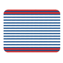 Breton Stripe Blue Rectangle Paper Placemats - 12 Per Package