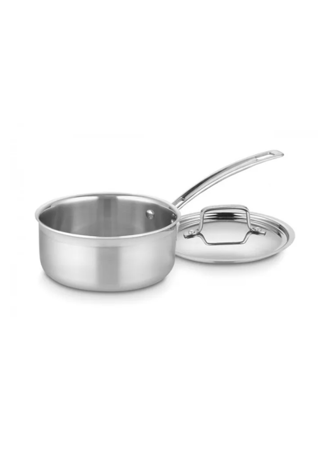 Cuisinart Custom-Clad 5-Ply Stainless Steel Saucepan with Lid