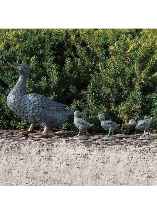Duckling Family Statues Set of 4