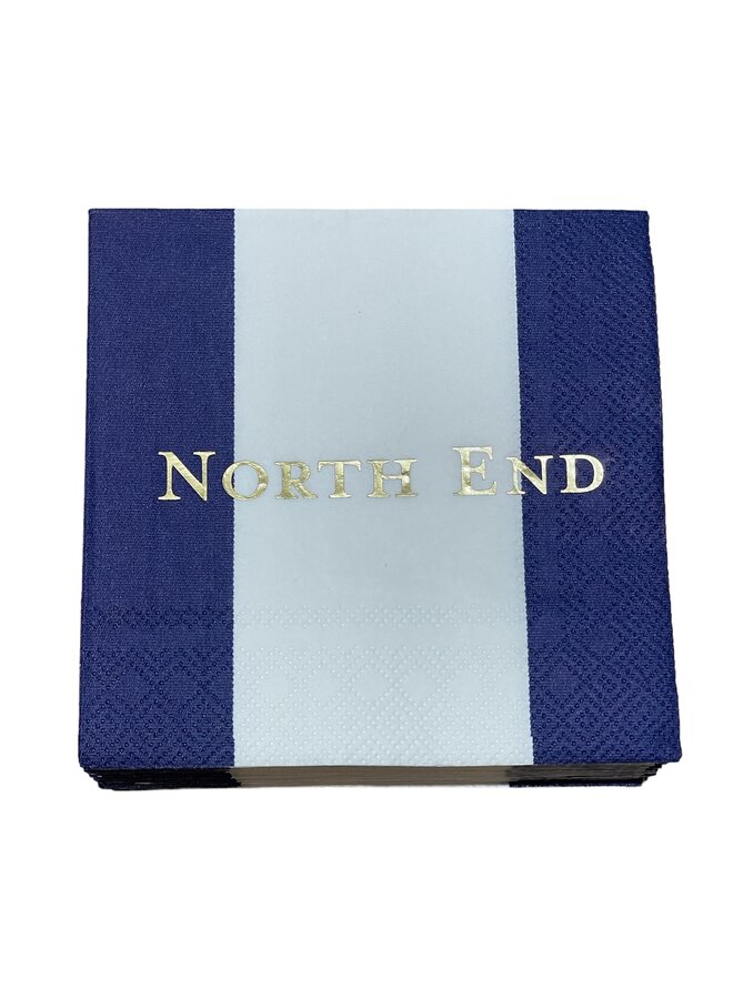North End Cocktail Napkins - 24 Per Package