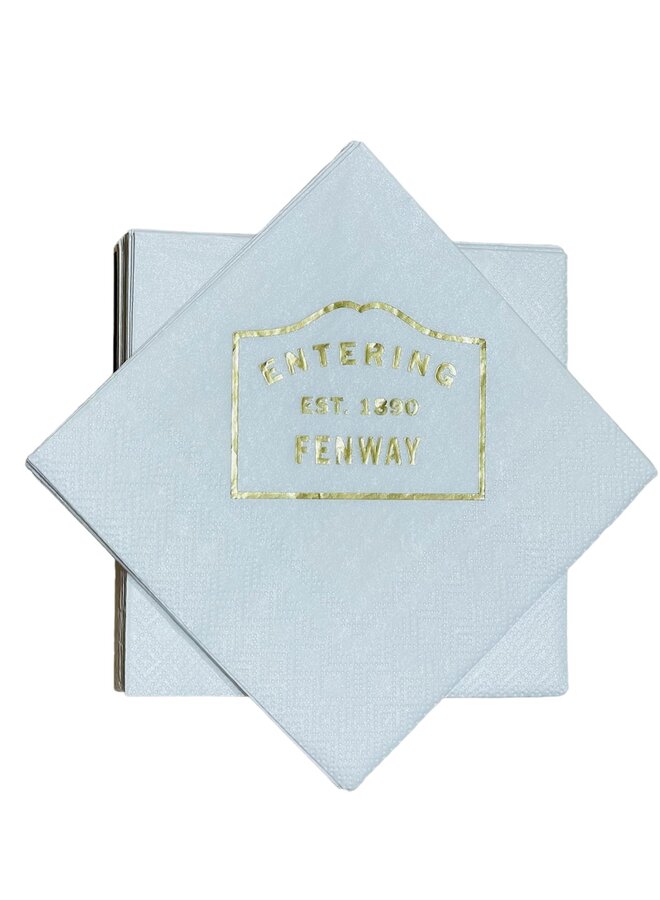 Entering Est 1890 Fenway Cocktail Napkins - 24 Per Package