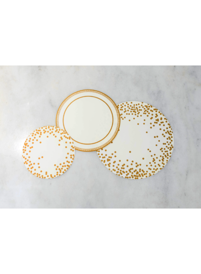 Gold Serving Papers - Pack of 18