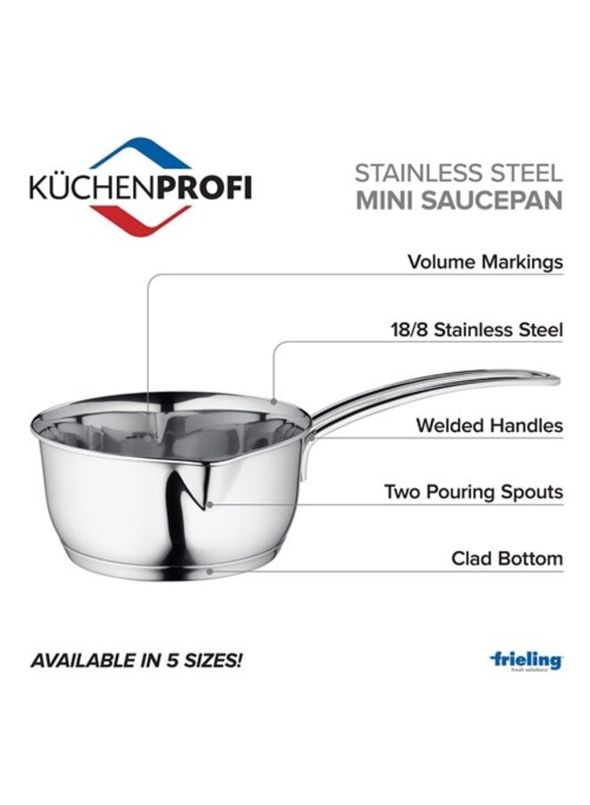 Mini Saucepan with Clad Bottom, Induction Ready