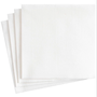 Paper Linen Solid Dinner Napkins in White - 12 Per Package