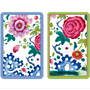 Floral Porcelain Large Type Playing Cards - 2 Decks Included