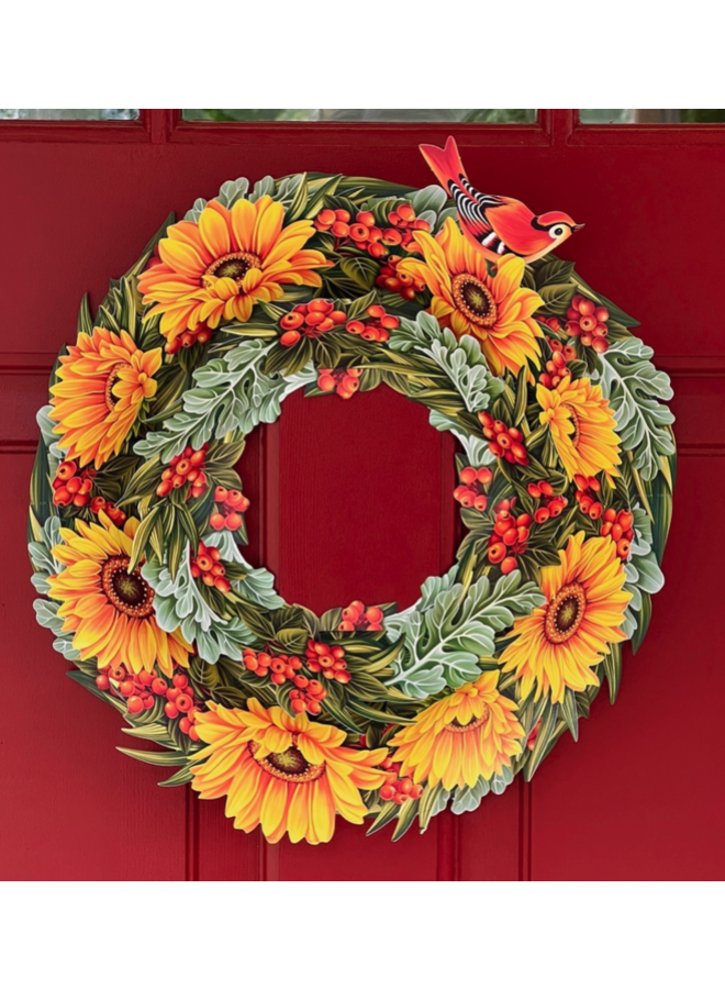 FreshCut Paper Pop Up - Harvest Wreath