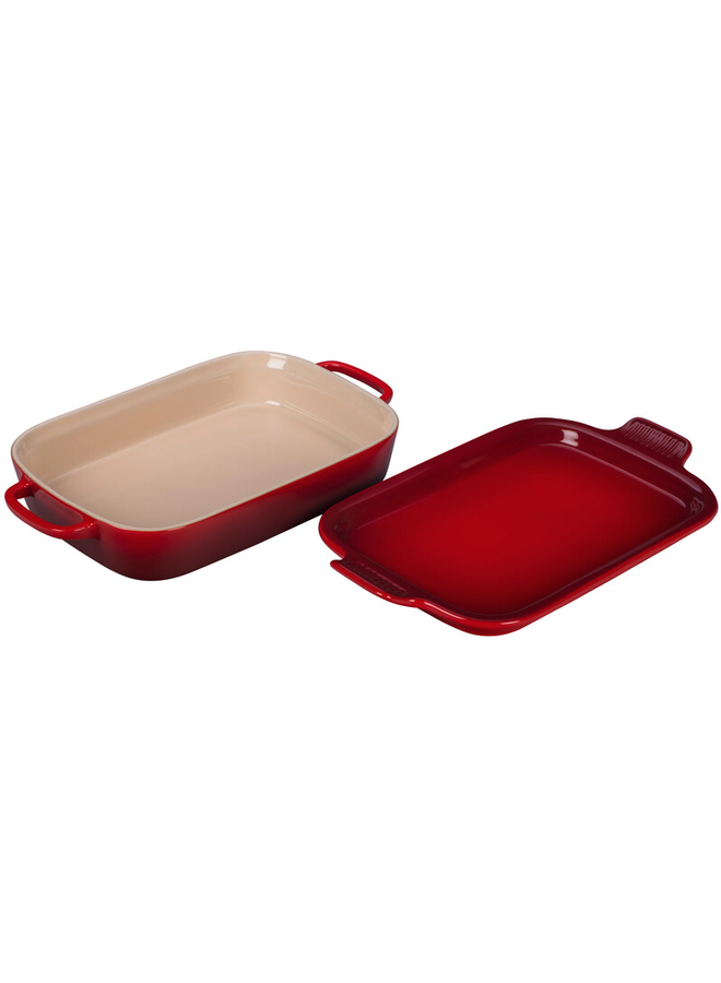 Rectangular Dish with Platter Lid