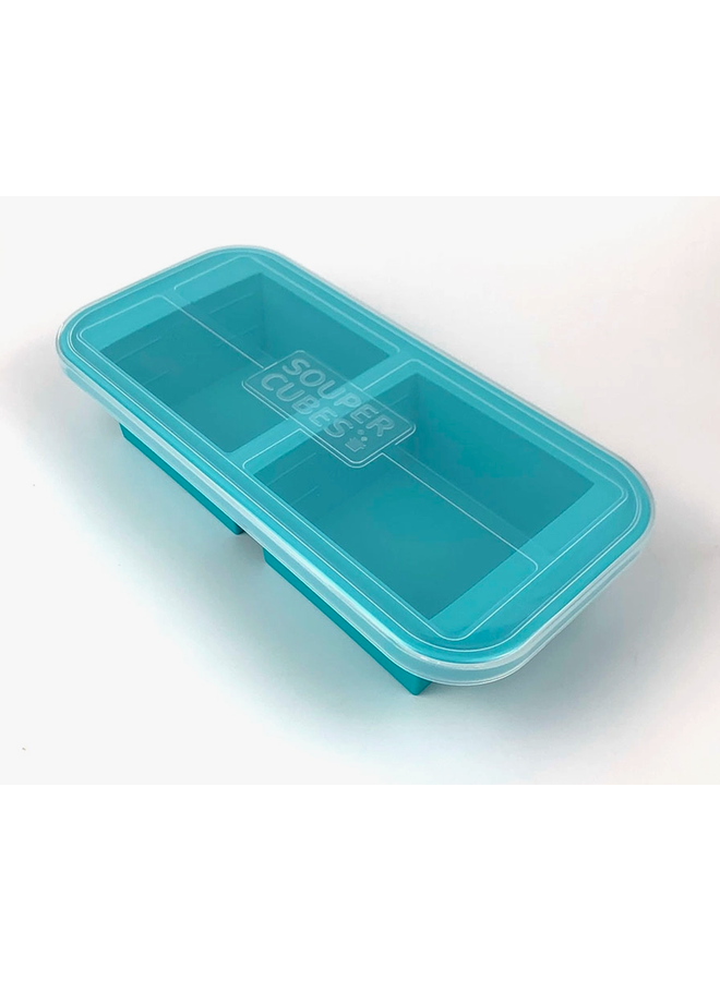 Souper Cubes Extra-Large Silicone Freezing Tray with Lid