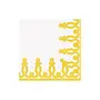Dessin Passementerie Dijon Paper Linen Cocktail Napkins - 15 per package