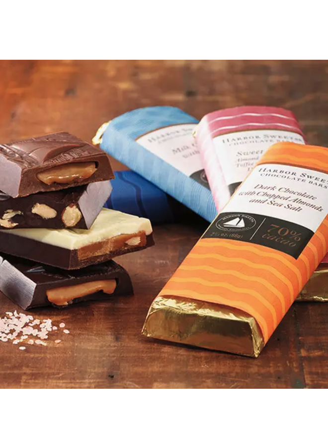 Sweet Sloops Chocolate Bar - Almond Buttercrunch 2oz