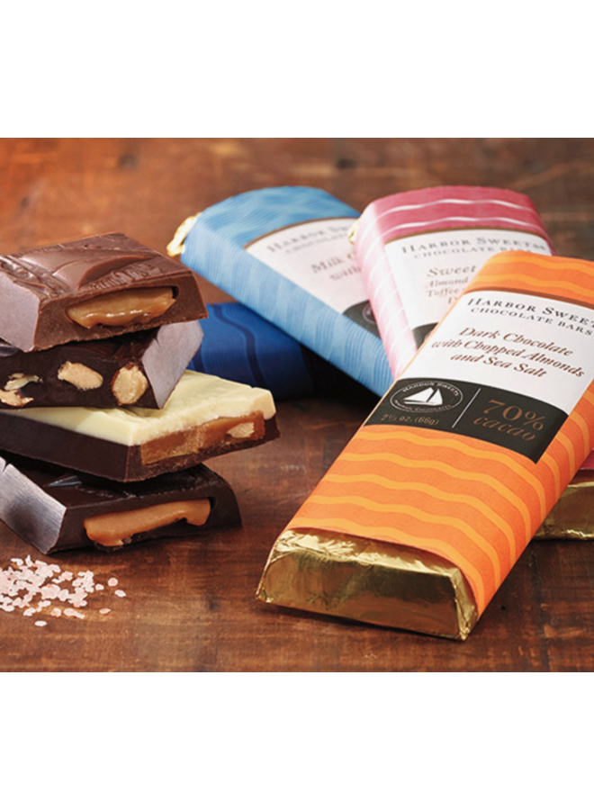 Dark Chocolate & Caramel with Sea Salt Bar 2oz