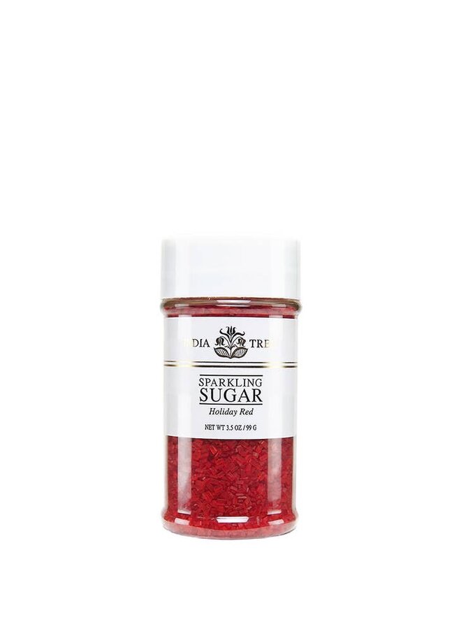 Holiday Red Sparkling Sugar Small Jar 3.5 oz