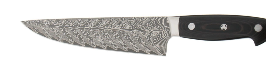 Euroline Stainless Damascus 8" Chef's Knife