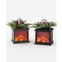 Mini Fire Light Lantern Ornament
