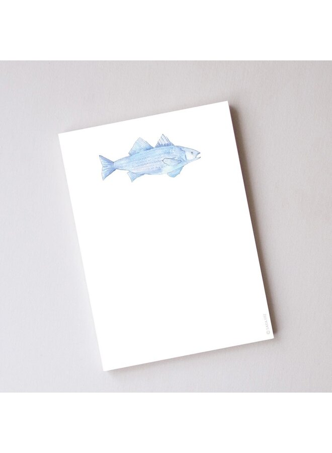 Blue Fish Notepad