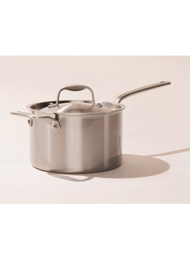 Stainless Clad Saucepan 4 qt