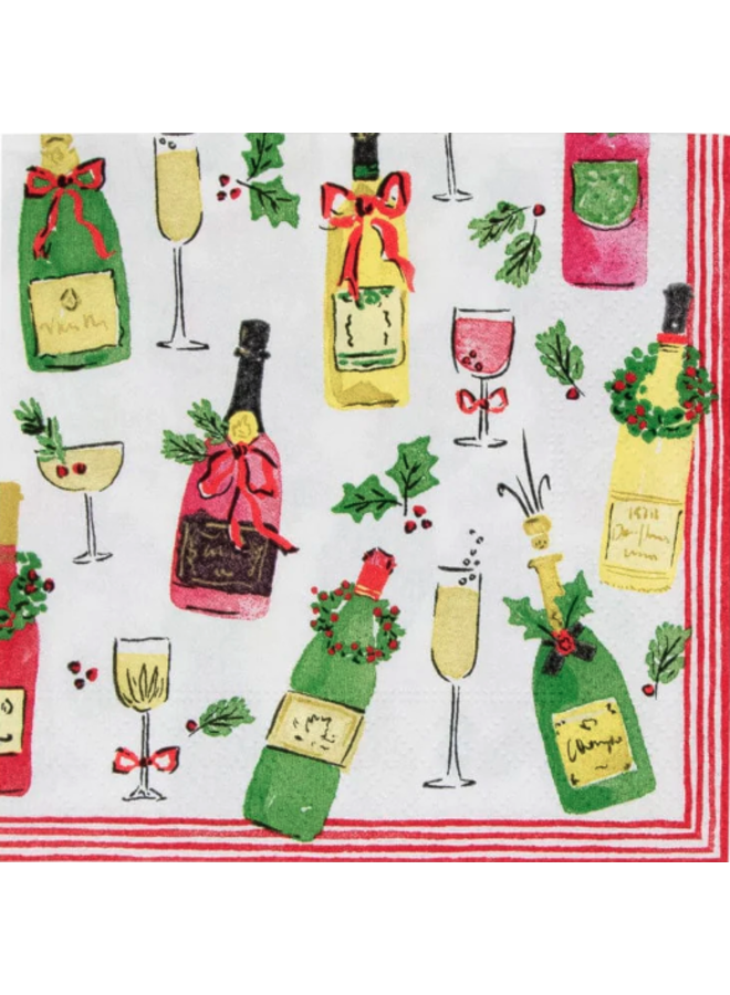 Tipsy and Toasty Cocktail Napkins - 20 Per Package