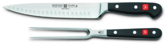 Wusthof’s Classic Two Piece Hollow Edge Carving Set
