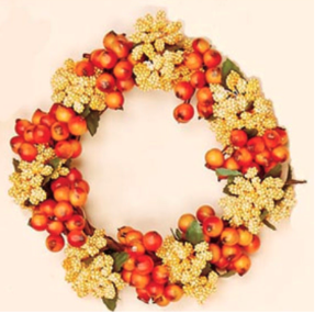 Worth Imports’s Autumn Berry Candle Ring