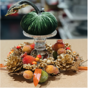 Salzburg Creations’s Autumn Glory Candle Ring Wreath