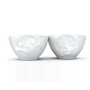 Medium Bowl Set No. 2, Happy & Oh please Face
