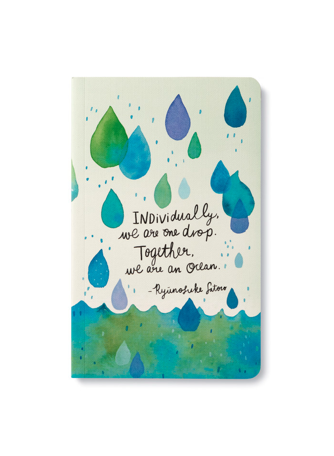 Write Now Journal "Individually we are one drop" Softcover Journal