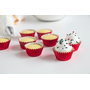Mini Red Foil Disposable Bake Cups, 48 Count