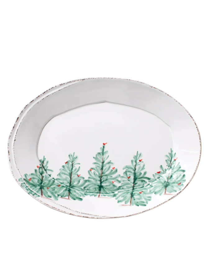Lastra Holiday Small Oval Platter