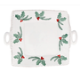 Lastra Evergreen Handled Square Platter