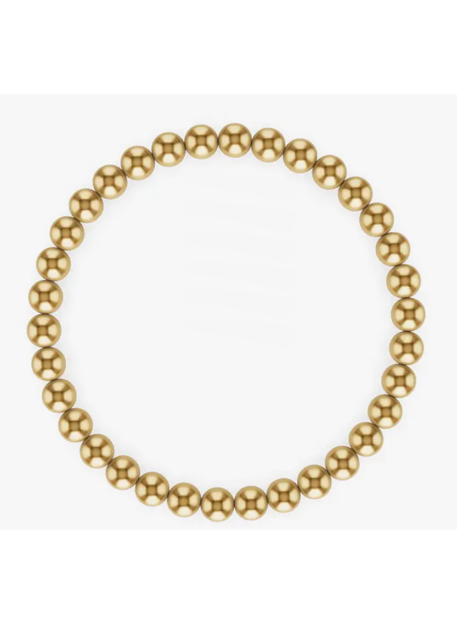 Gold Ball Bracelet 6.5"