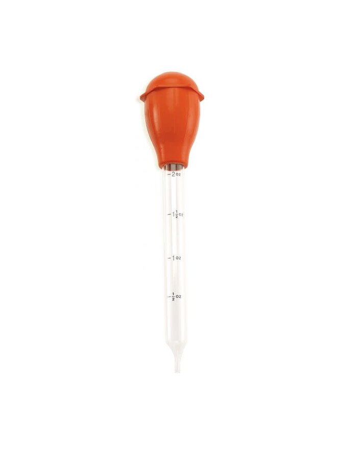 Deluxe Turkey Baster, High-Heat Tempered Glass