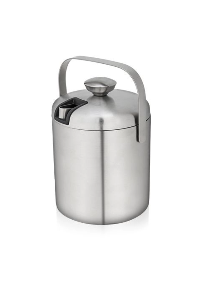 Stainless Steel Ice Bucket with Tongs