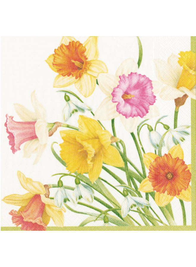 Daffodil Waltz Luncheon Napkins