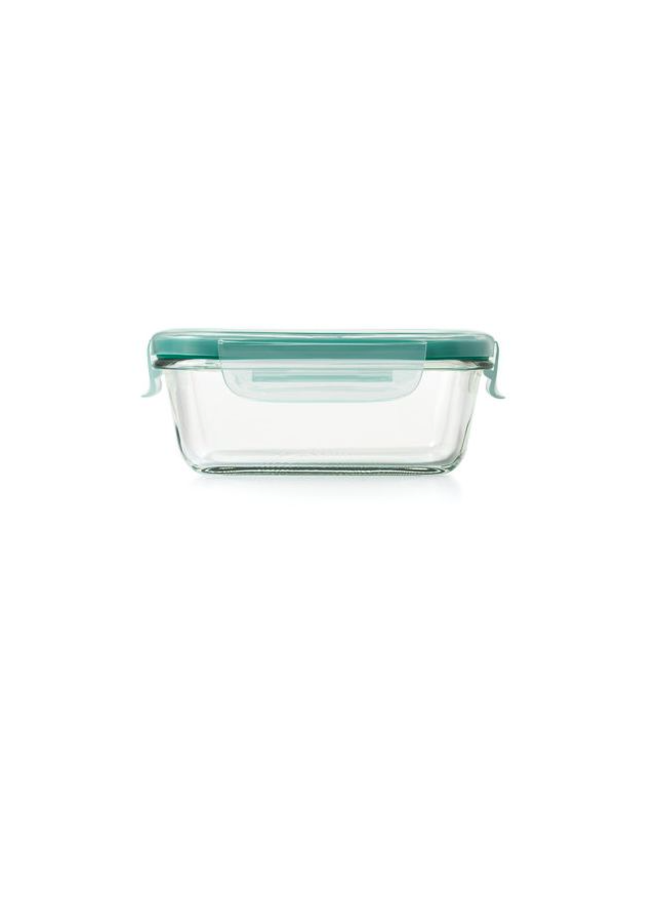 1.6 Cup Smart Seal Glass Rectangle Container