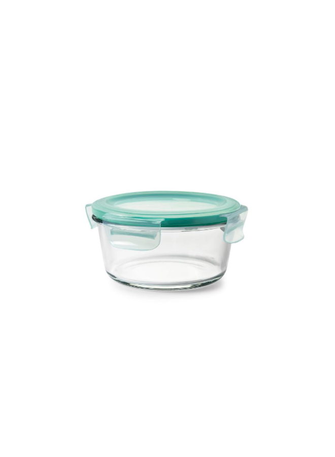 4 Cup Smart Seal Glass Round Container