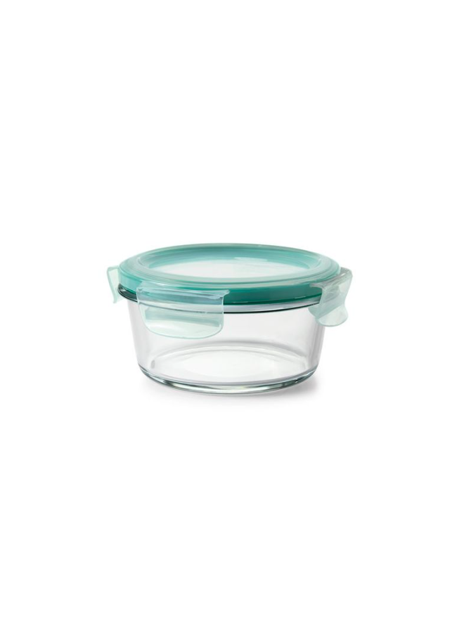 2 Cup Smart Seal Glass Round Container