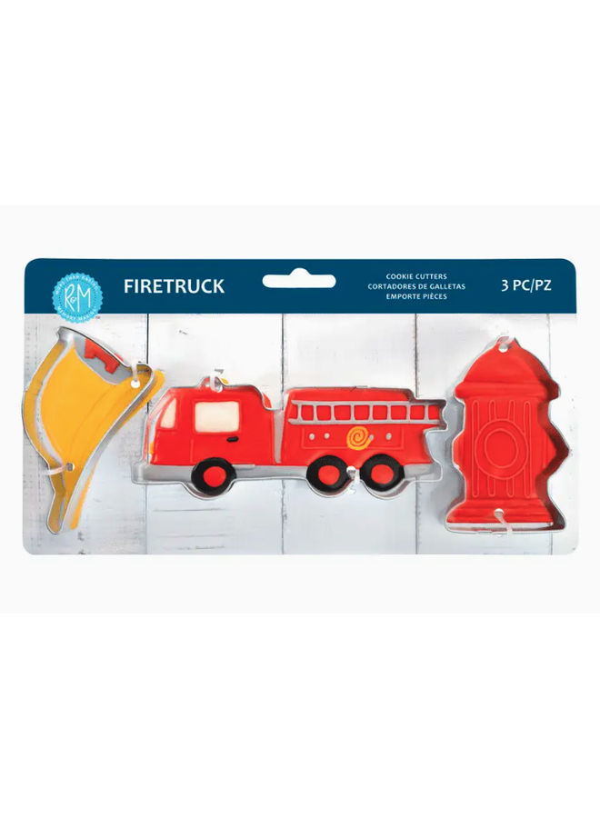 Fire Truck 3PC Cookie Cutter Set