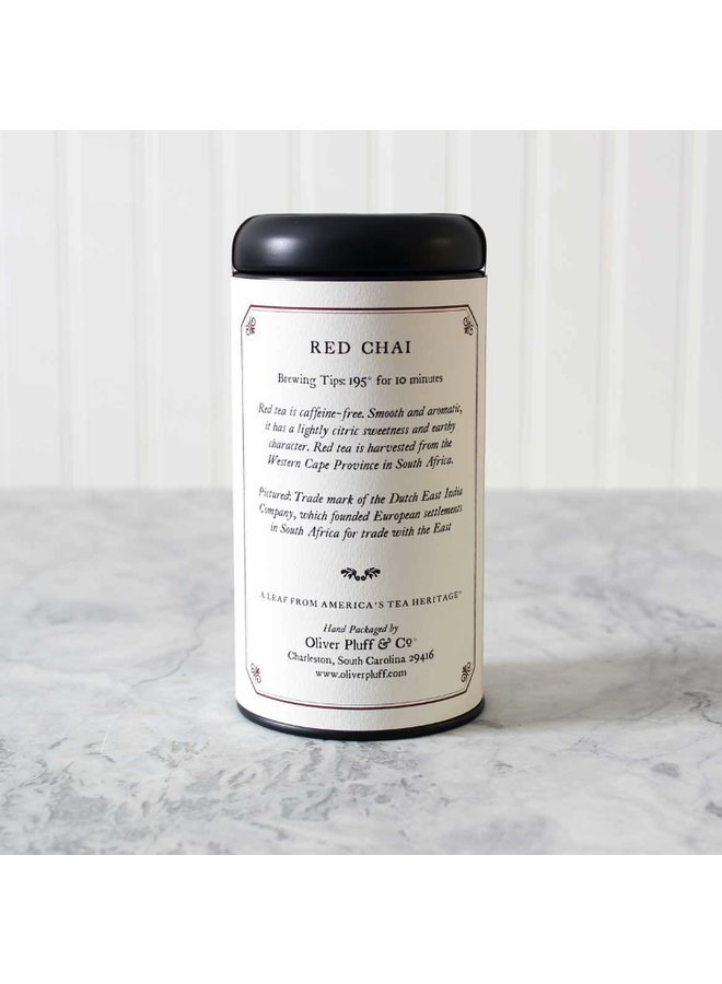 Red Chai - 20 Caffeine-Free Tea Bags in Signature Tea Tin