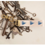 Sailboat Keychain in Nautical Blue