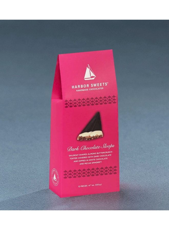 Dark Chocolate Sweet Sloops Gable Box 12 Piece