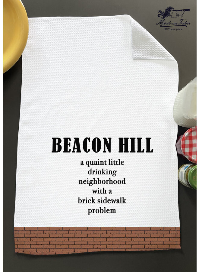 Beacon Hill Brick Sidewalk Hand Towel 16" x 24"